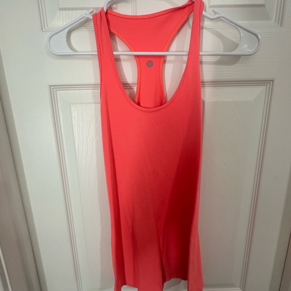 lululemon athletica Vibrant Coral Tank Top
